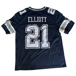 Men's Jersey Size Large Dallas Cowboys #21 Elliot Nike Dri-Fit